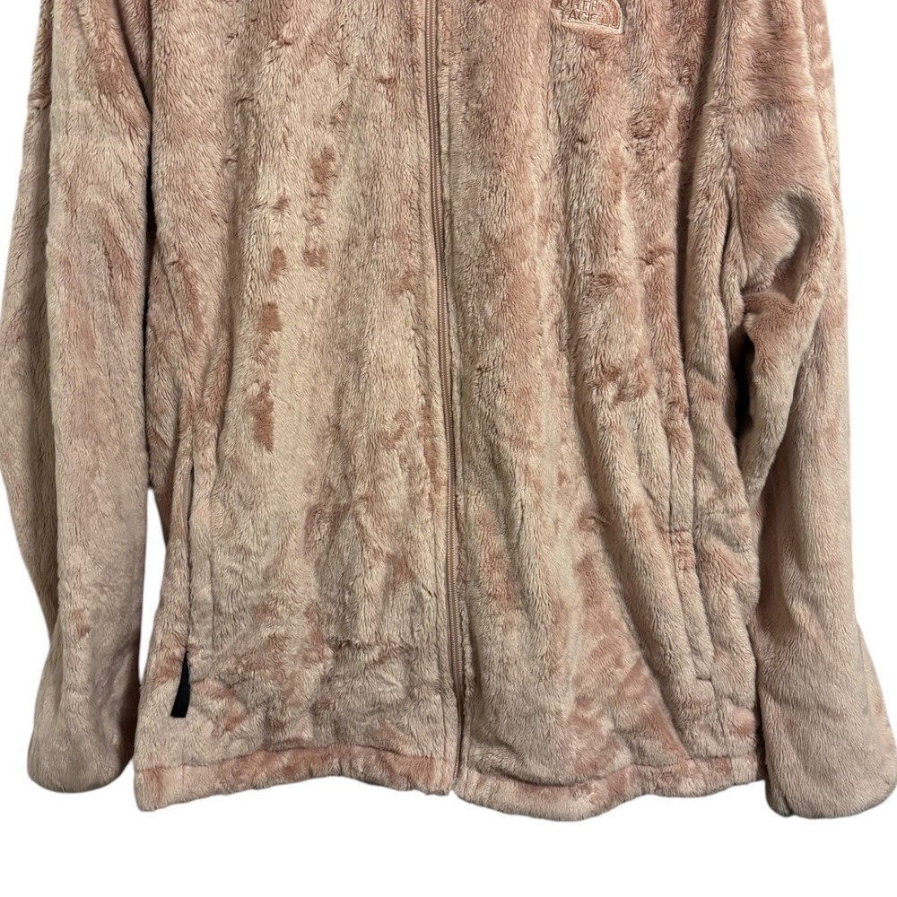 The North Face Osito Fleece Jacket Pink Full Zip Fuzzy Gorpcore Plus Size XXXL - Picture 10 of 12
